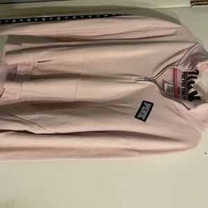 Pink quarter zip